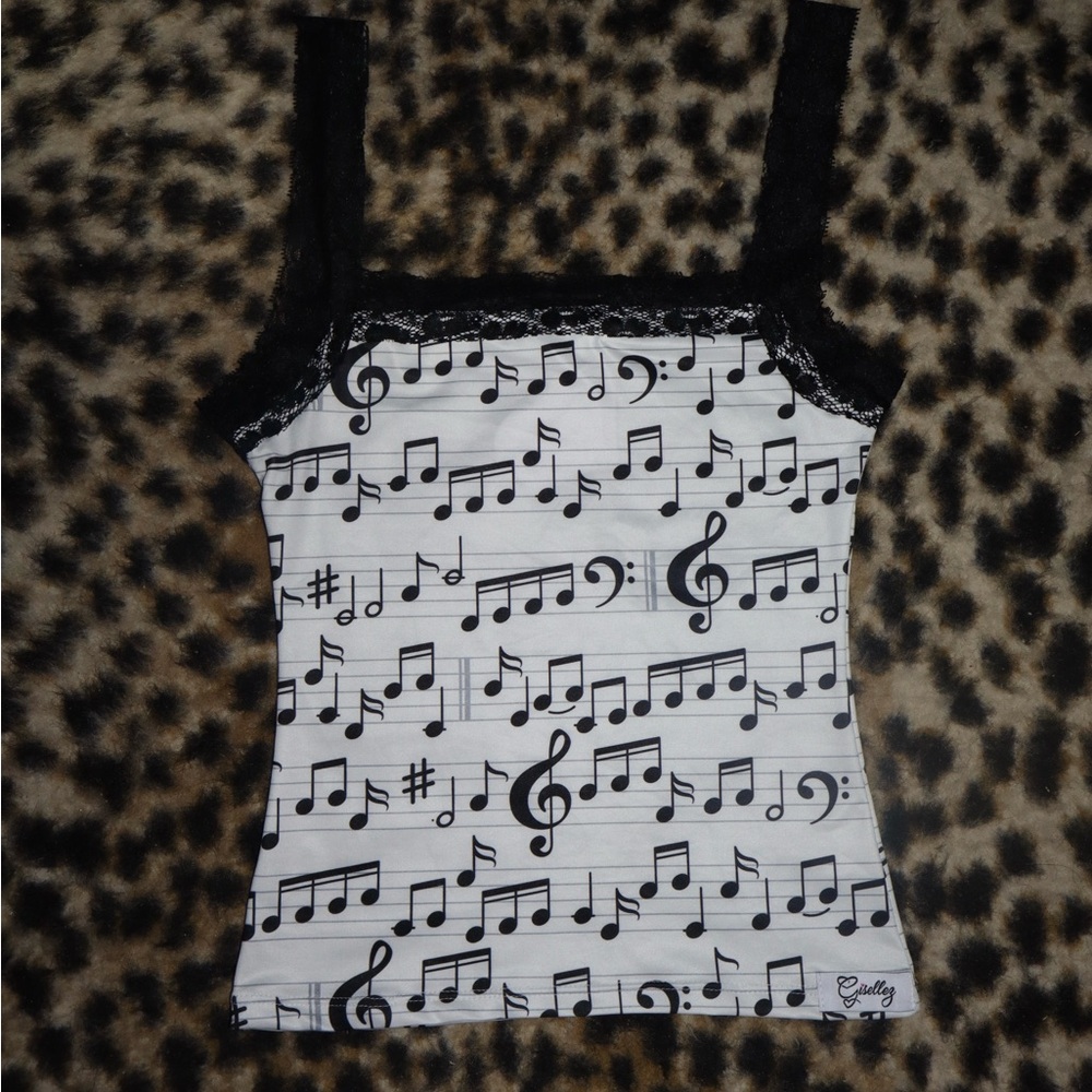 Giselle’z handmade Musical Note Print Women's Top